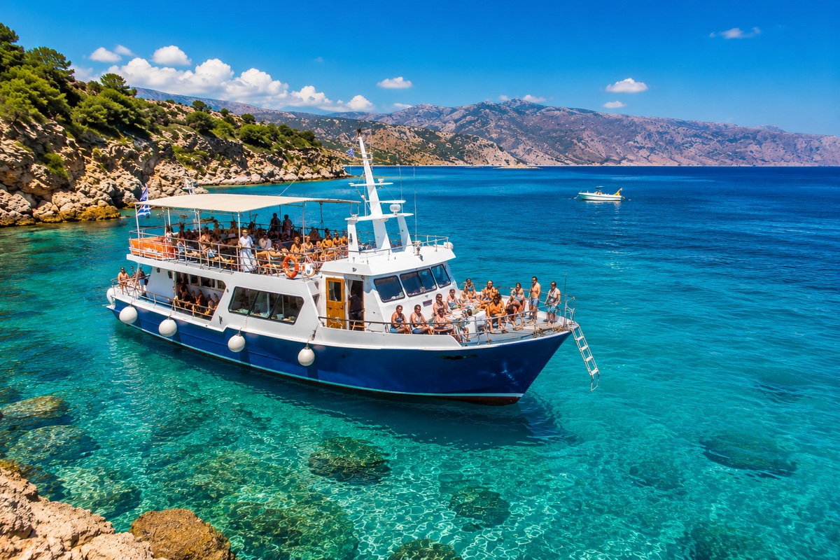 best boat trips in crete 2026 crystal clear sea excursion