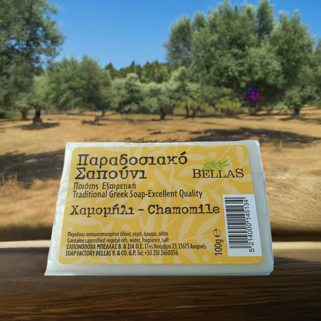 Savon à l’huile d’olive à la camomille de Crète